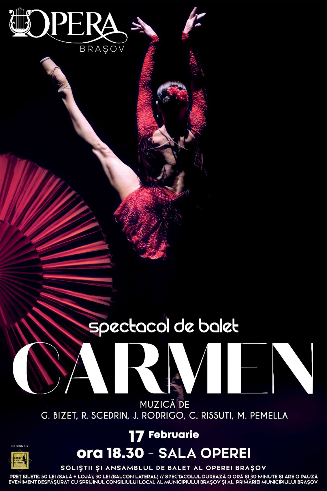 Evenimentele perioadei 14-17 februarie 2024 de la Opera Brașov