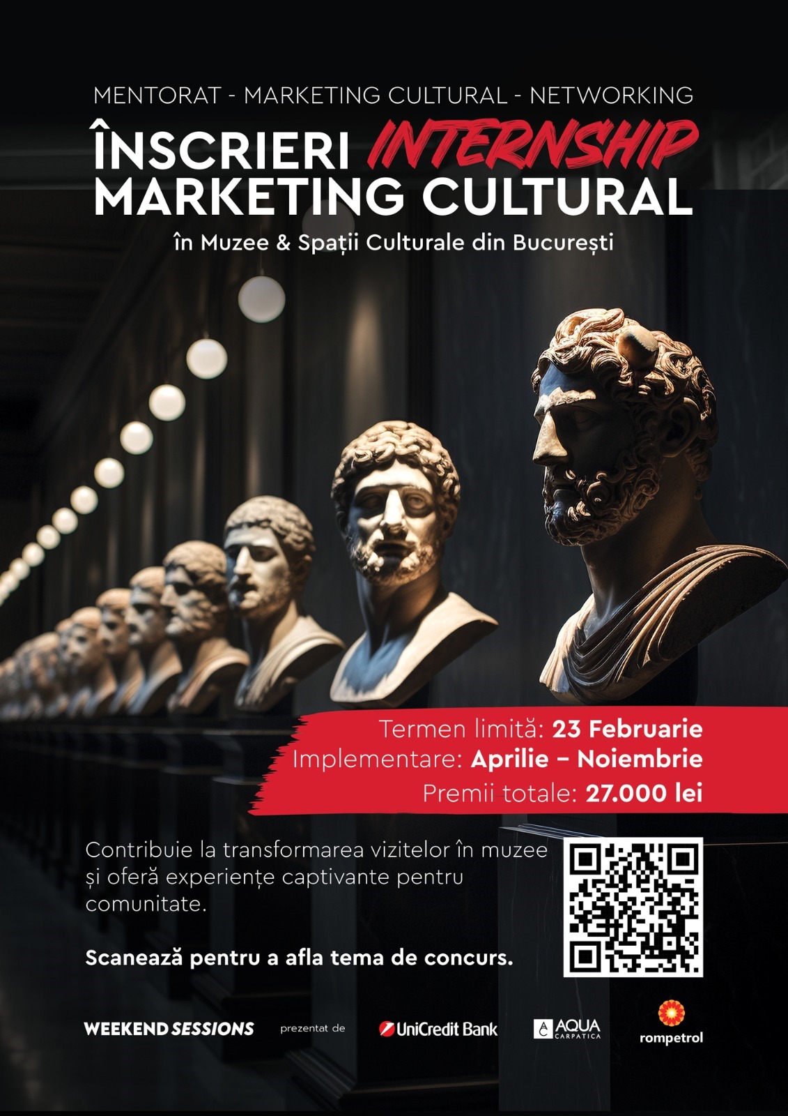 Oportunitate Studenți: Internship și Mentorat în Marketing Cultural