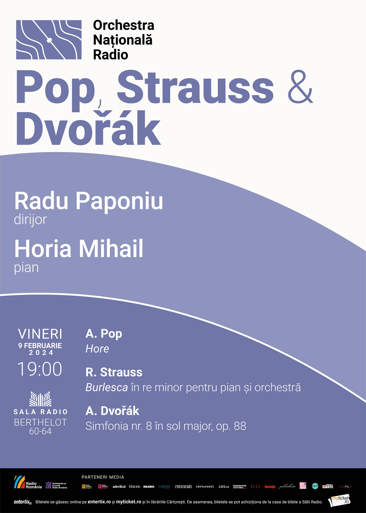Din S.U.A. la București: dirijorul Radu Paponiu la pupitrul Orchestrei Naționale Radio
