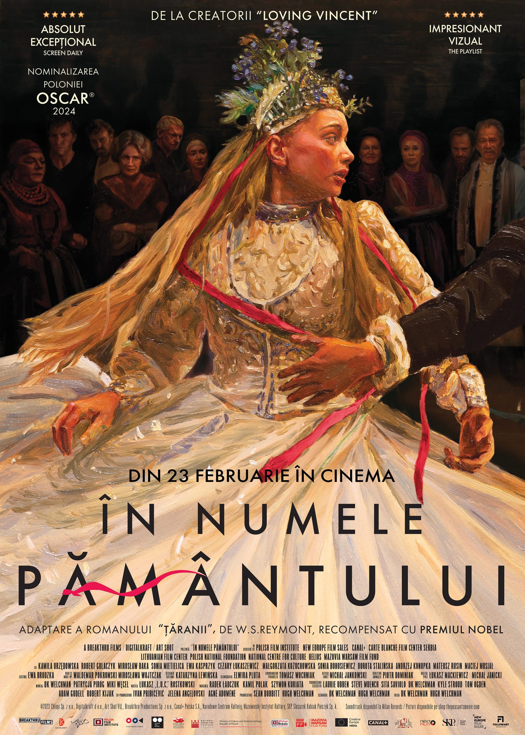 În numele pământului/ The Peasants, cel de-al doilea film pictat al creatorilor Loving Vincent, din 23 februarie în cinematografe