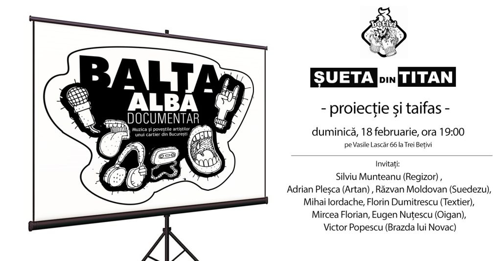 Proiecție: Balta Albă & Șueta din Titan