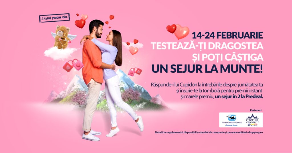 Testează-ți dragostea și poți câștiga un sejur la munte!