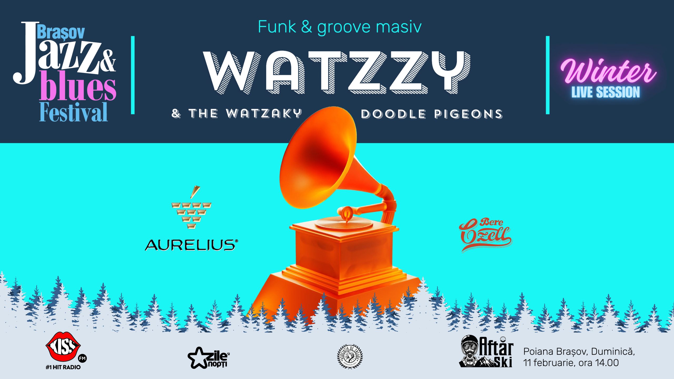 Watzzy & The Watzaky Doodle Pigeons @ Brasov Jazz & Blues Festival – Winter Live Session