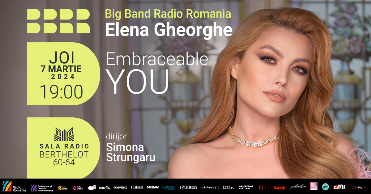 Elena Gheorghe sărbătorește 20 de ani de carieră la Sala Radio