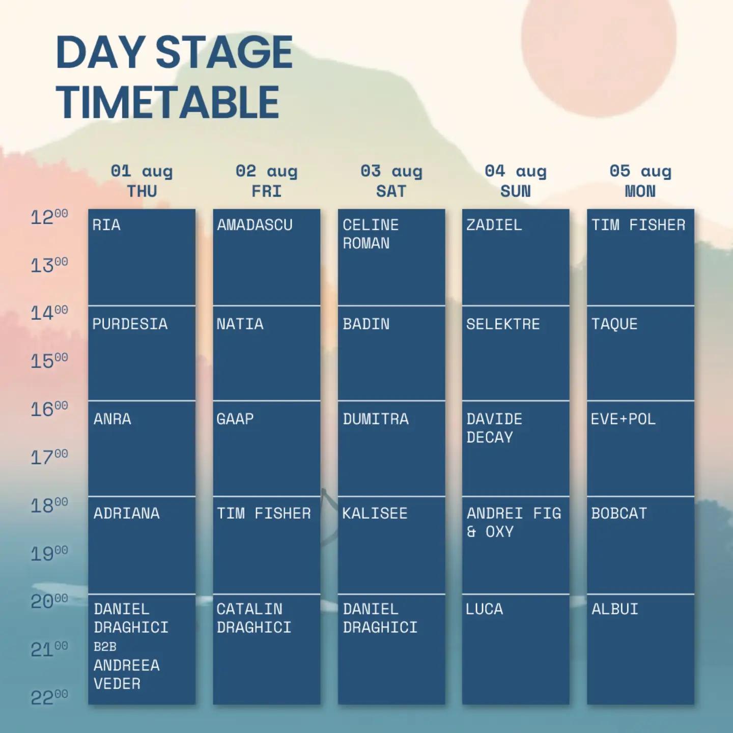 3 smoked olives - timetable