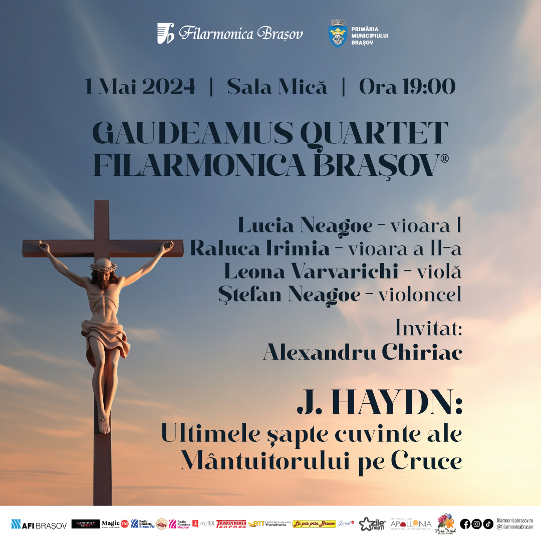 Concert vocal-simfonic dirijat de Steffen Schlandt cu Ansamblul "Bach" al Bisericii Negre și orchestra Filarmonicii Brașov, joi seară la Sala Patria