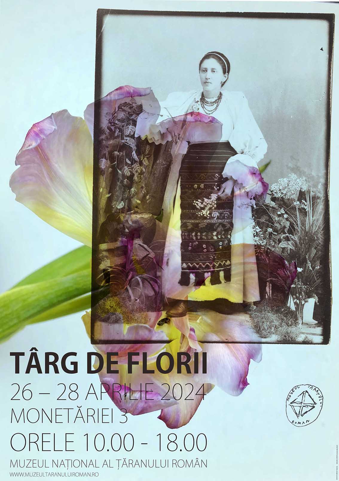 TÂRG DE FLORII, 26 – 28 aprilie 2024, între orele 10.00 și 18.00 la Muzeul Național al Țăranului Român