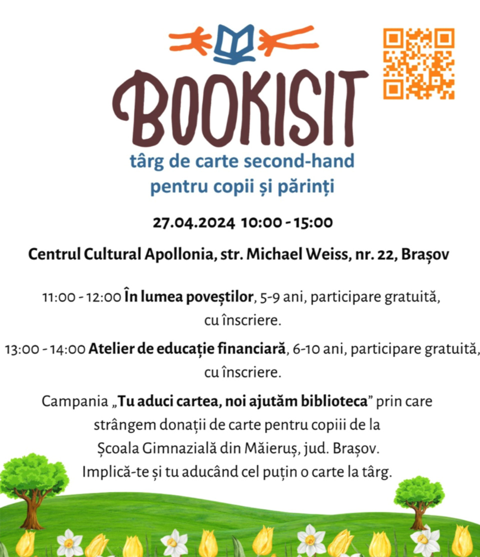 BOOKISIT #15 - T&acirc;rg de carte second-hand pentru copii și părinți