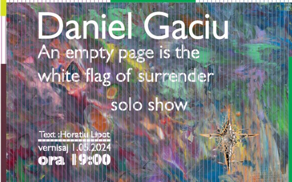An empty page is the white flag of surrender