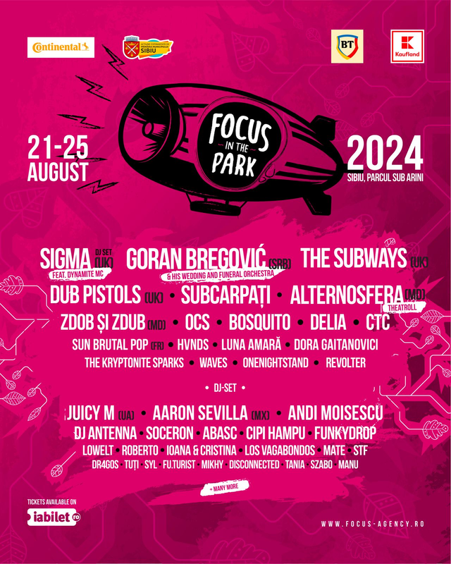 focus in the park lineup