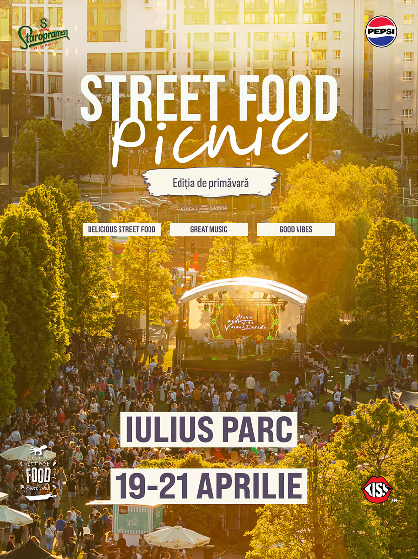 Street FOOD Festival revine în Cluj-Napoca cu prima ediție de Street FOOD Picnic!