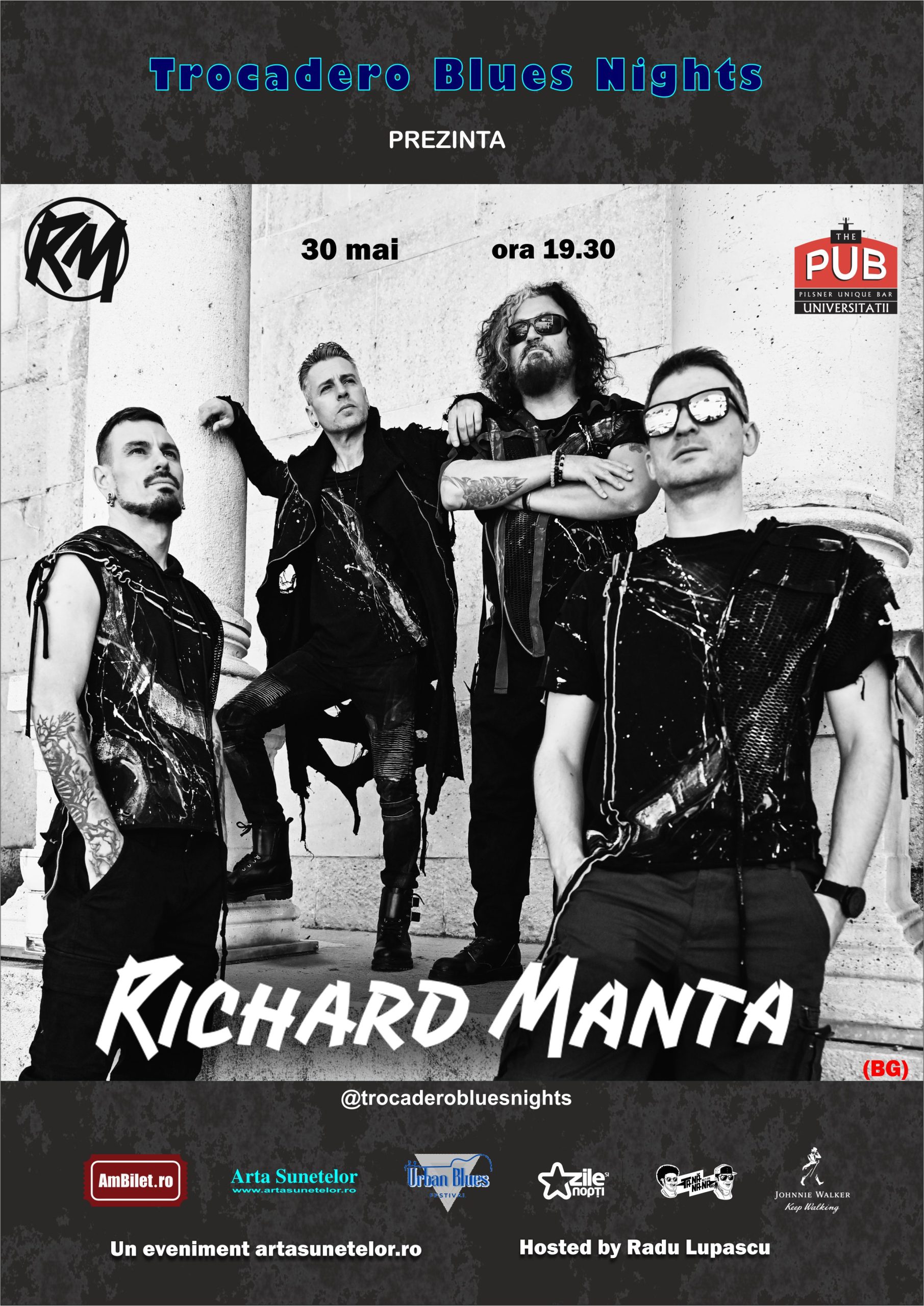 RICHARD MANTA la Trocadero Blues Nights pe 30 mai 2024!