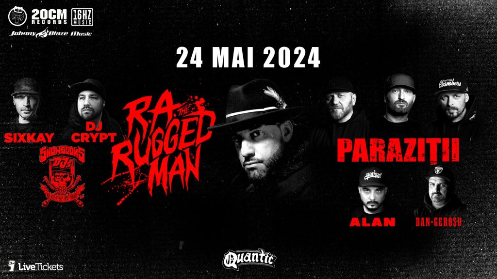 The Rap Show | R.A. The Rugged Man | Paraziții | Snowgoons DJs | ALAN | Dan Gerosu