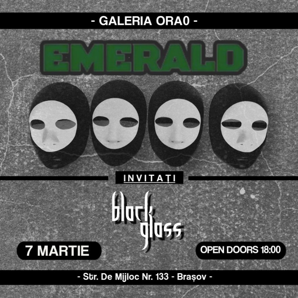 Emerald & Black Glass