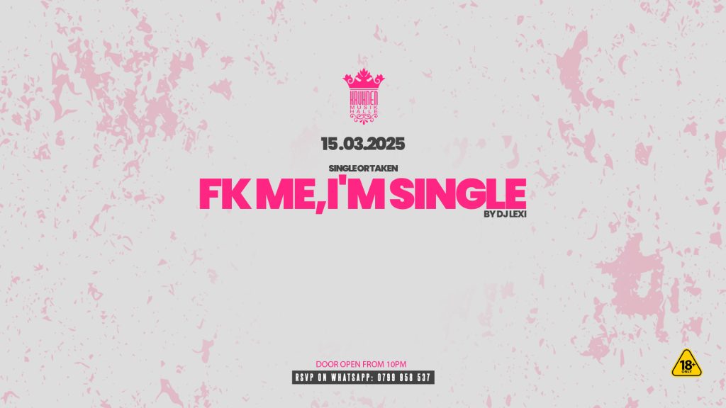 Fk me I'm single