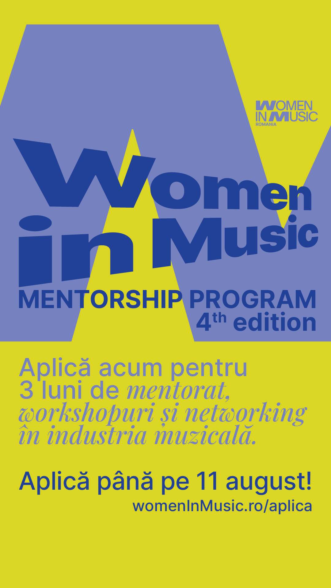 Femeile la început de carieră în industria muzicală se pot înscrie de acum la ediția a 4-a Women in Music Mentorship Program