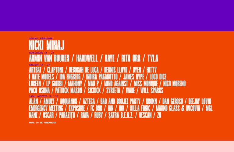 SAGA festival 2024: Line-up și programul pe zile 