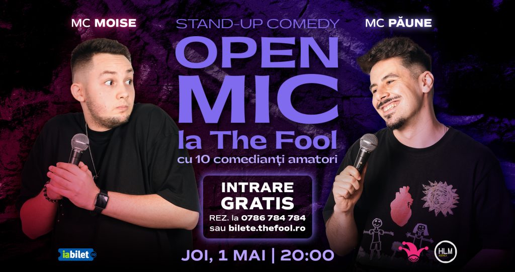 Open Mic pe terasă: MCs Moise & Păune