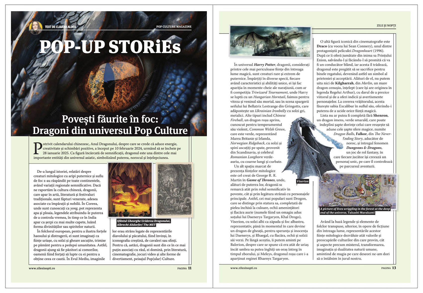 A apărut noul număr al revistei #popculture Zile și Nopți, ediția de iunie