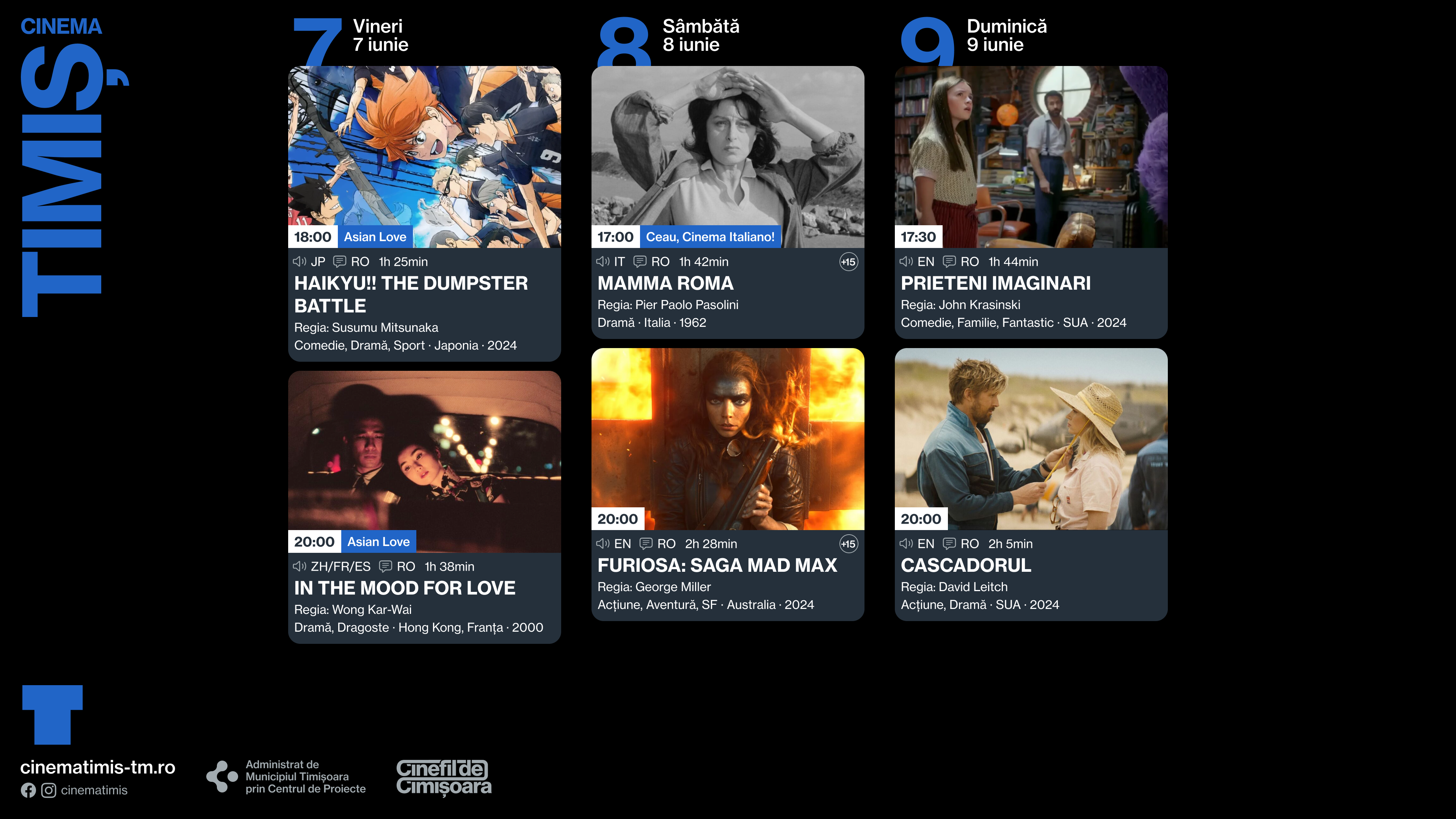 Programul săptăm&acirc;nii 5 - 9 iunie, la Cinema Victoria și Cinema Timiș