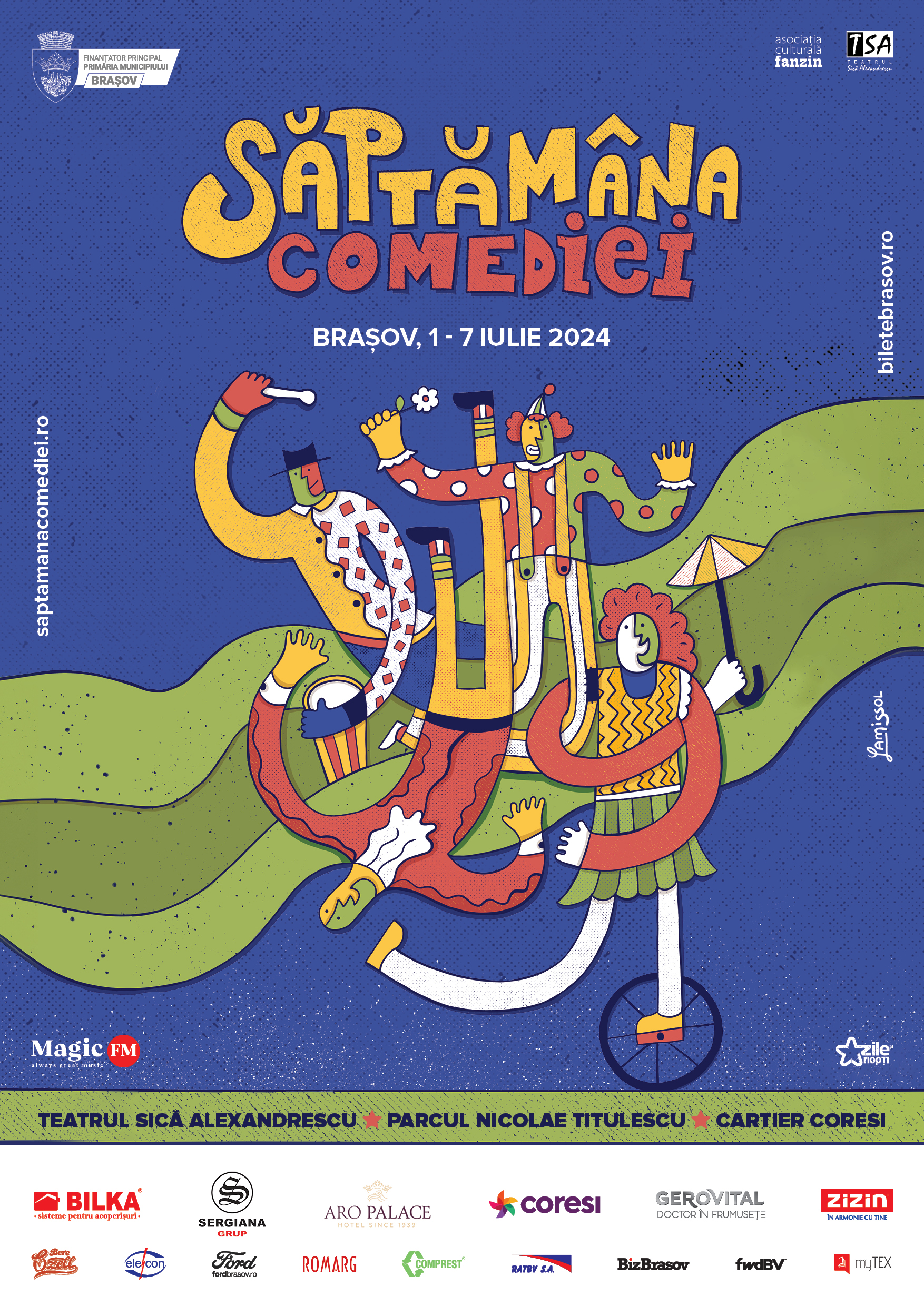 O săptămână de comedie la Brașov! Săptămâna Comediei.