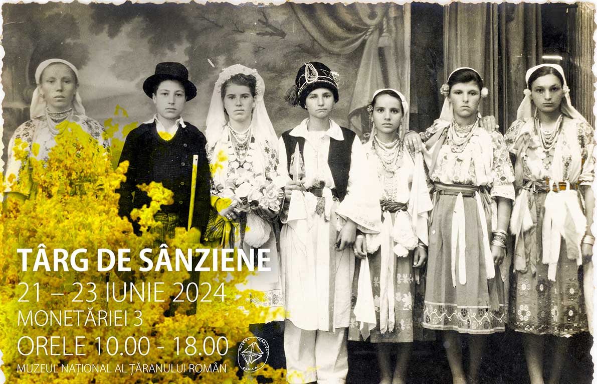 TÂRG DE SÂNZIENE, 21 – 23 iunie 2024, între orele 10.00 și 18.00