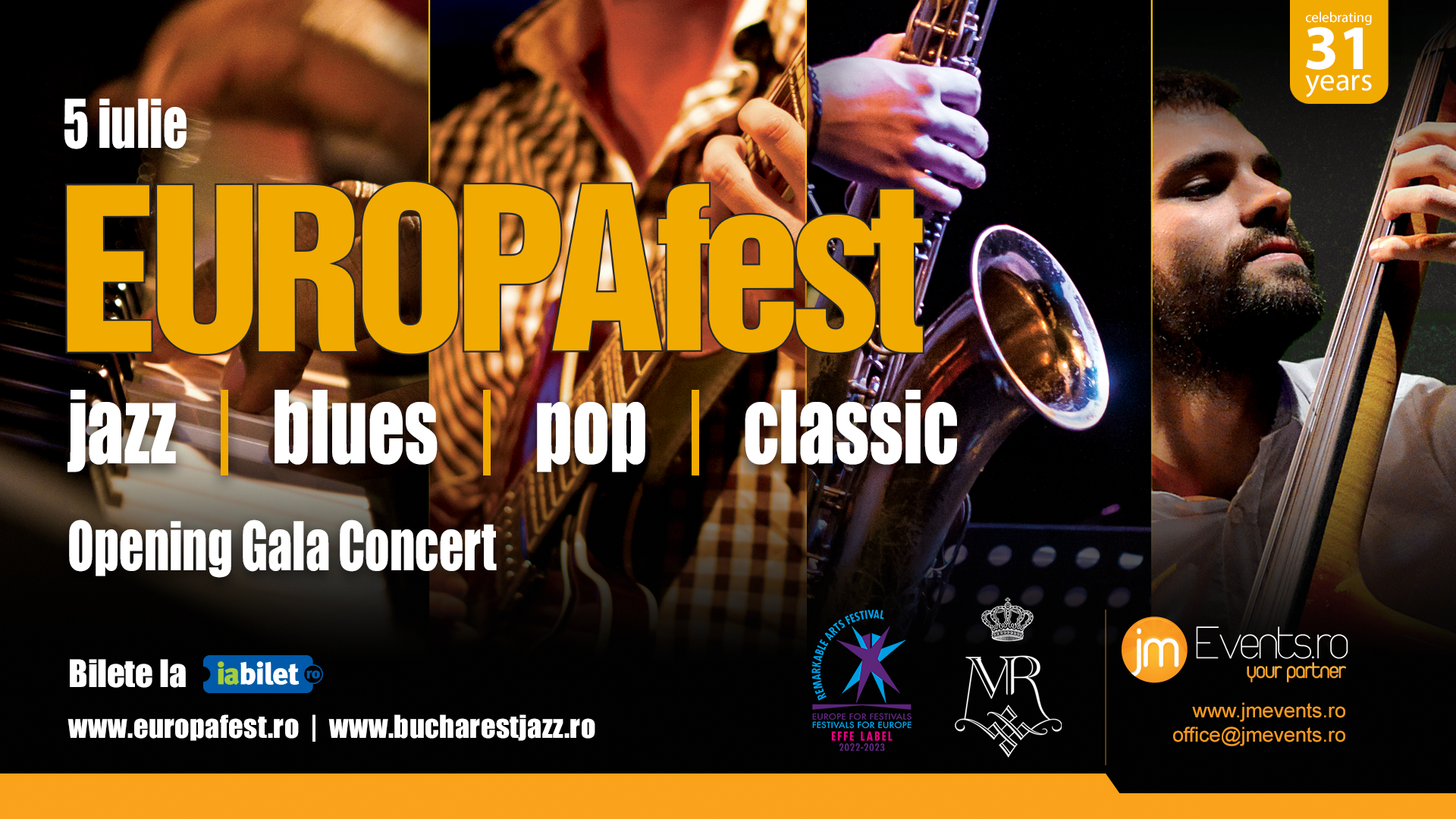 Opening Gala Concert EUROPAfest 31, JAZZ AT THE PALACE