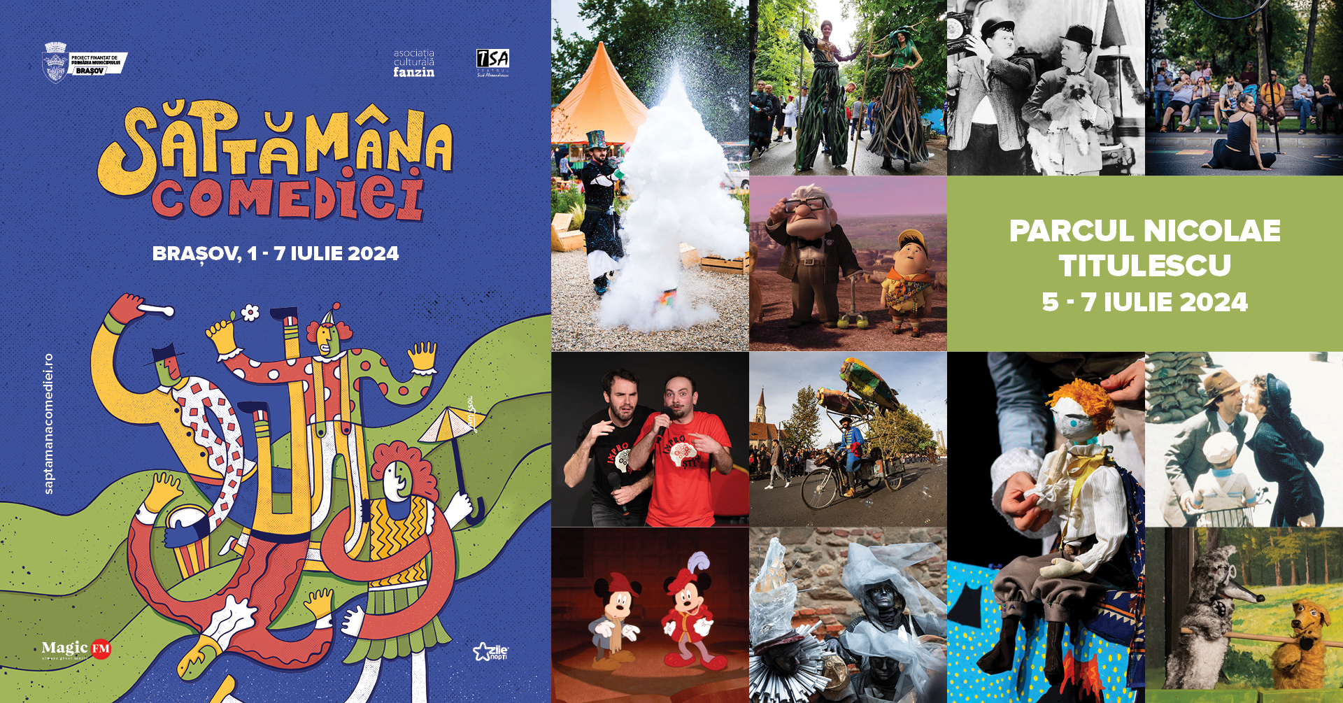 O săptămână de comedie la Brașov! Săptămâna Comediei.