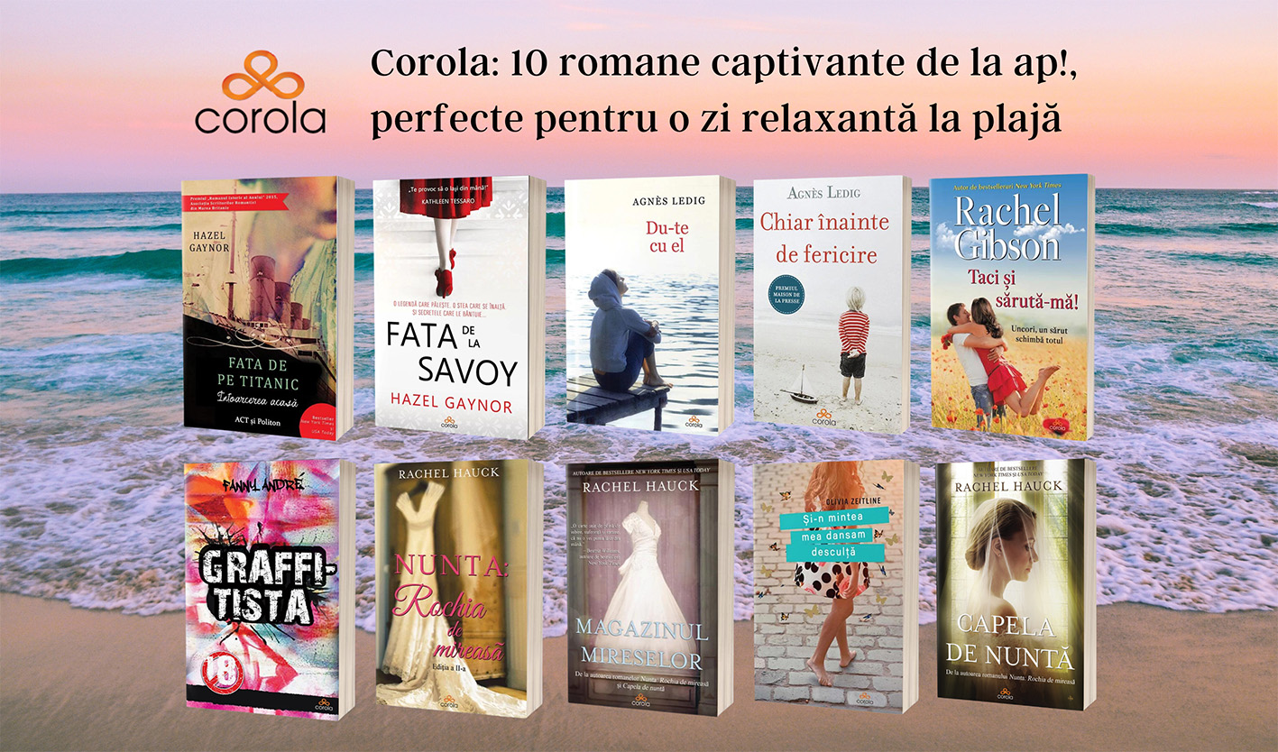 10 romane captivante, perfecte pentru o zi relaxantă la plajă