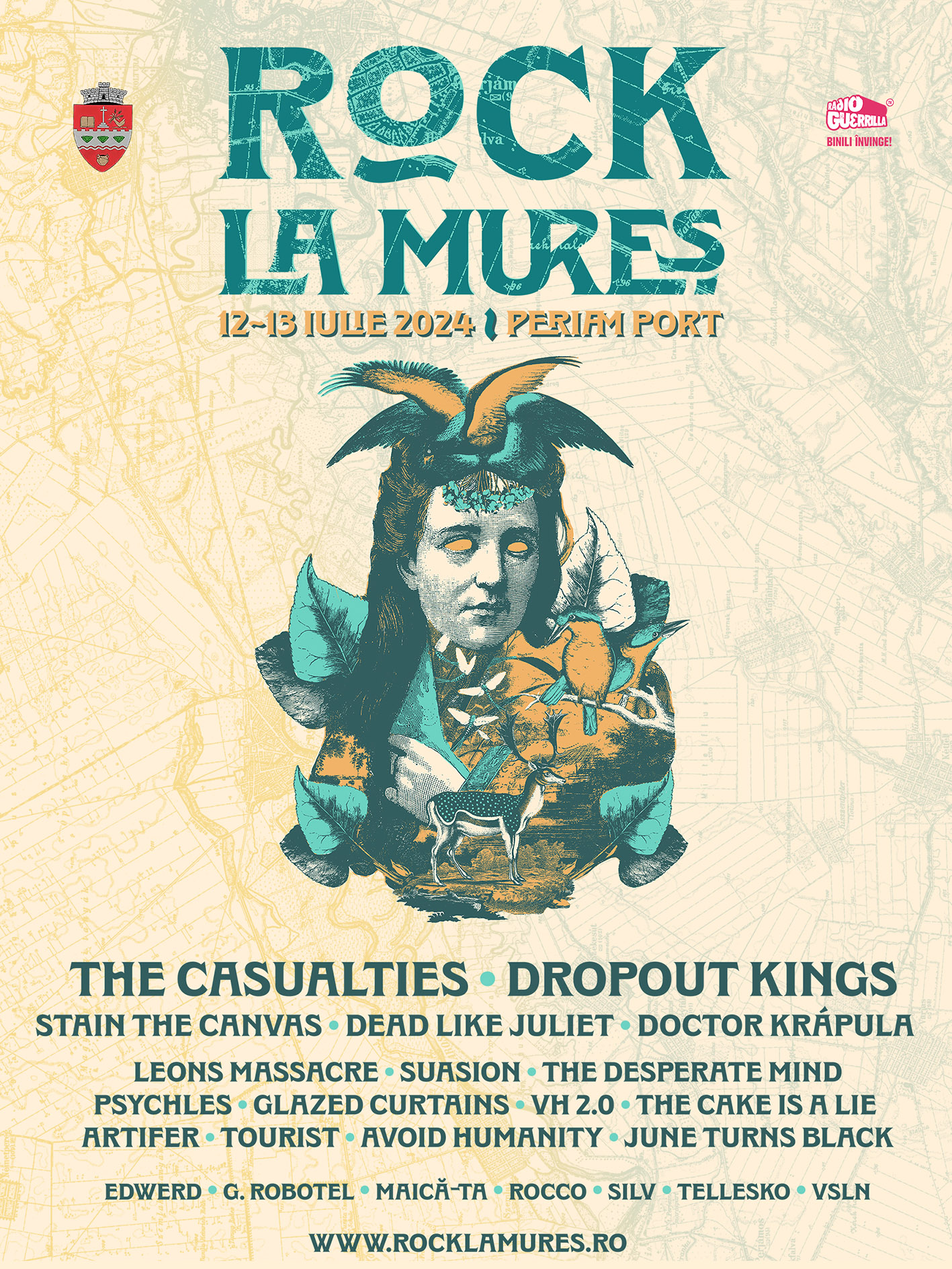 Organizatorii renumitului festival din vestul țării Rock la Mureș au anunțat lineup-ul final pentru ediția din acest an, programul complet pe zile, dar și alte detalii importante pentru participanții la evenimentul ce se va desfășura în perioada 12 -13 iulie, la Periam Port, în județul Timiș.
