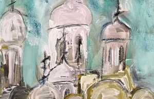 BISERICI ȘI SFINȚI, expoziție de pictură de Leonard Toteanu
