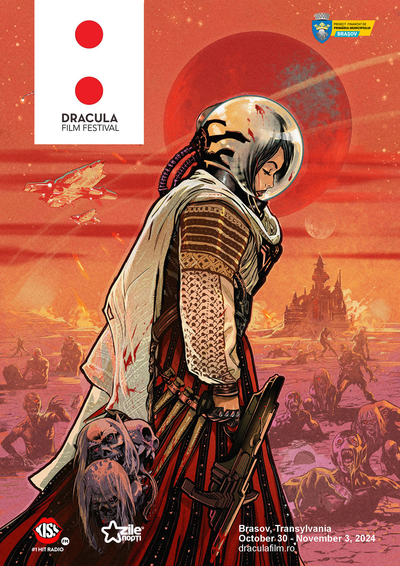 Dracula Film Festival anunță lansarea competițiilor de filme pentru ediția din 2024 și prezintă posterul oficial al festivalului, realizat de un cunoscut artist spaniol