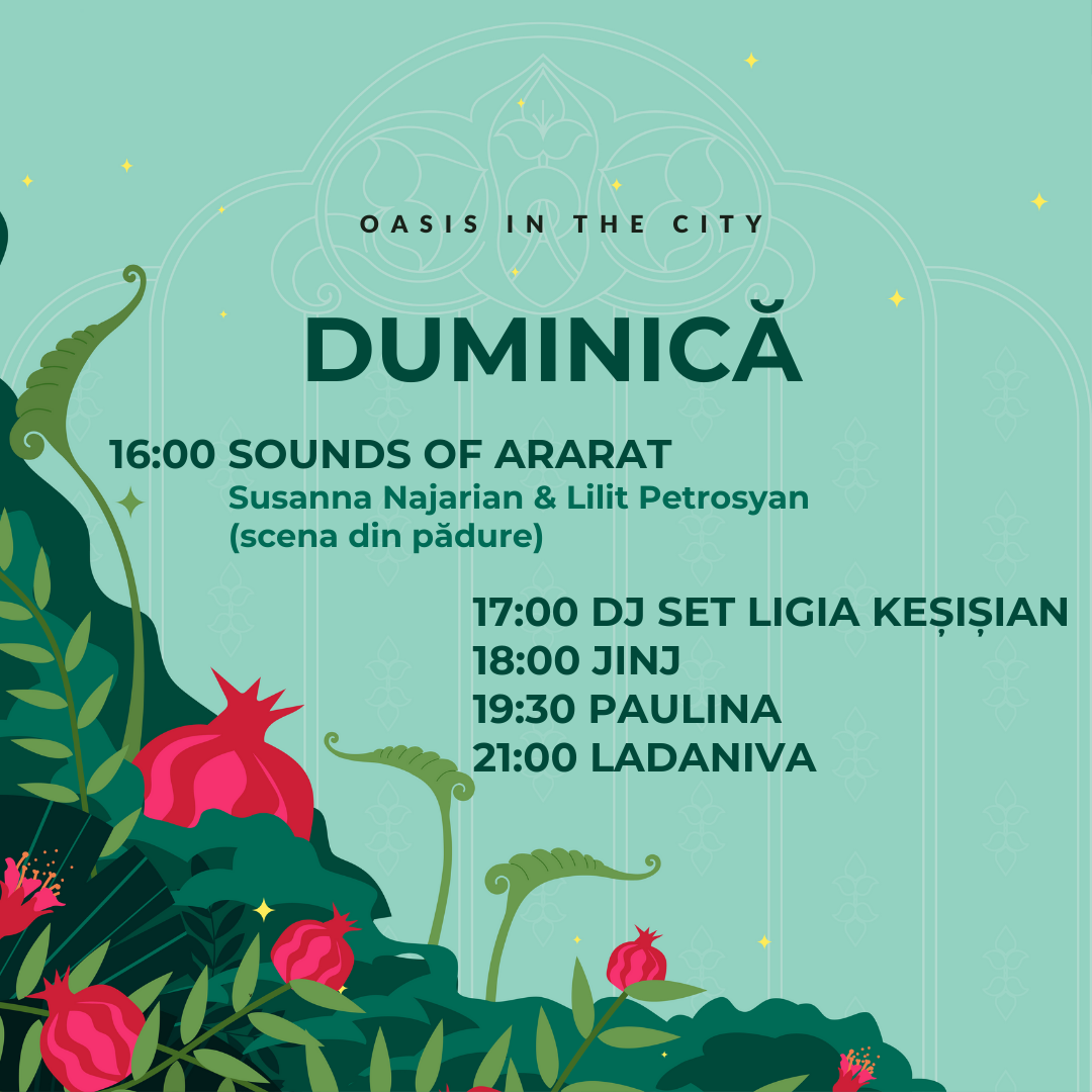 Trei zile pline de concerte și activități la Festivalul Strada Armenească &icirc;n Grădina Botanică din București, pe 2, 3 și 4 august, cu intrare liberă