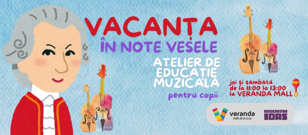 Vacanța în note vesele | Ateliere de educație muzicală pentru copii