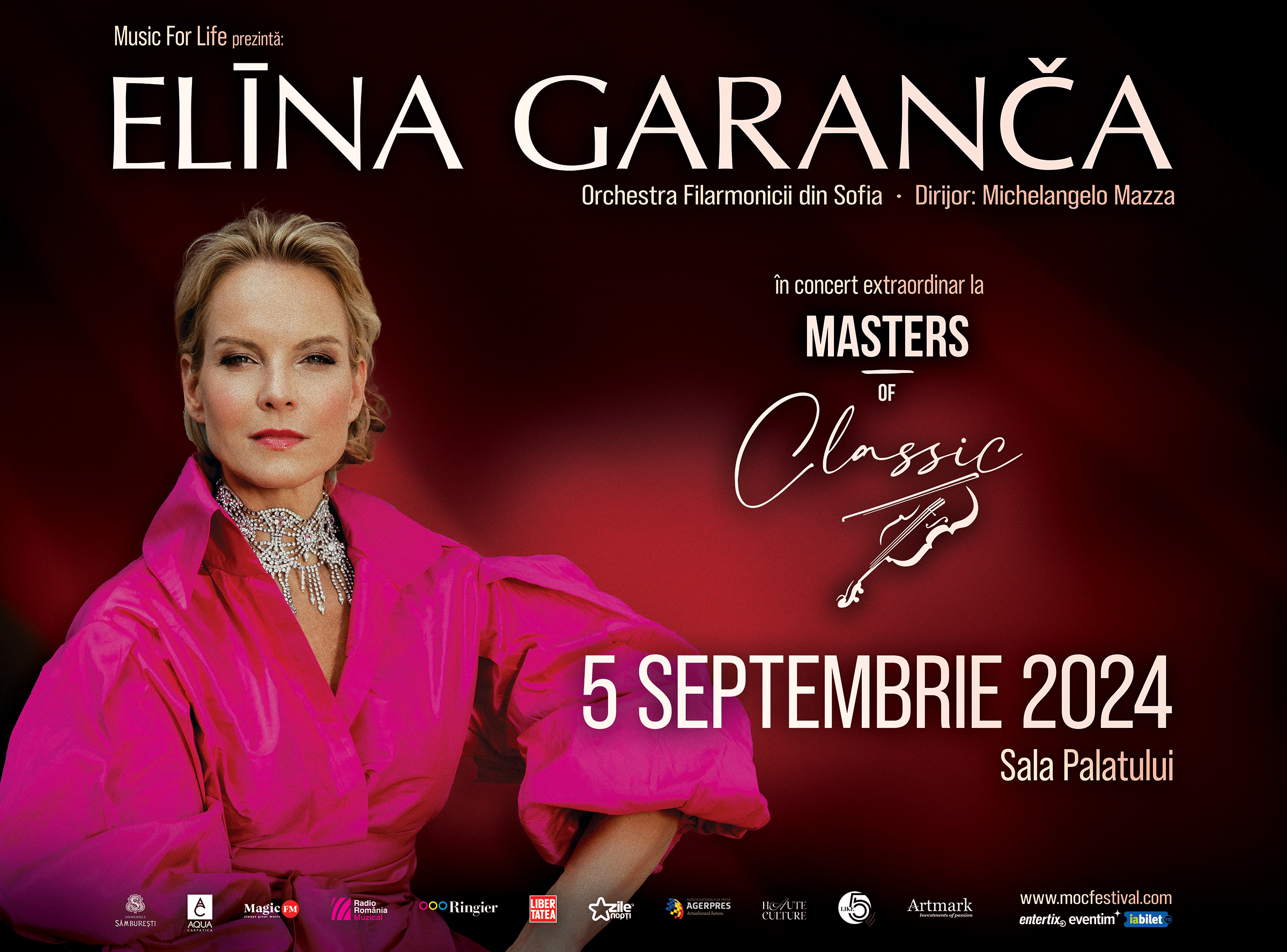 Elīna Garanča &icirc;n premieră la Festivalul Masters of Classic București