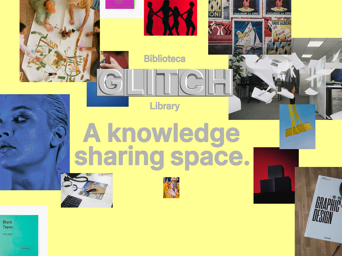 Biblioteca Glitch: spațiu pentru schimbul de idei dintre artă și design