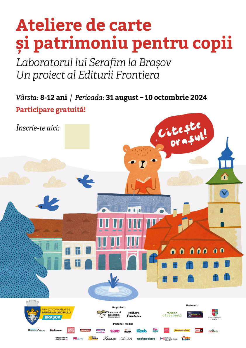 Laboratorul lui Serafim - ateliere de carte și patrimoniu pentru copiii din Brașov