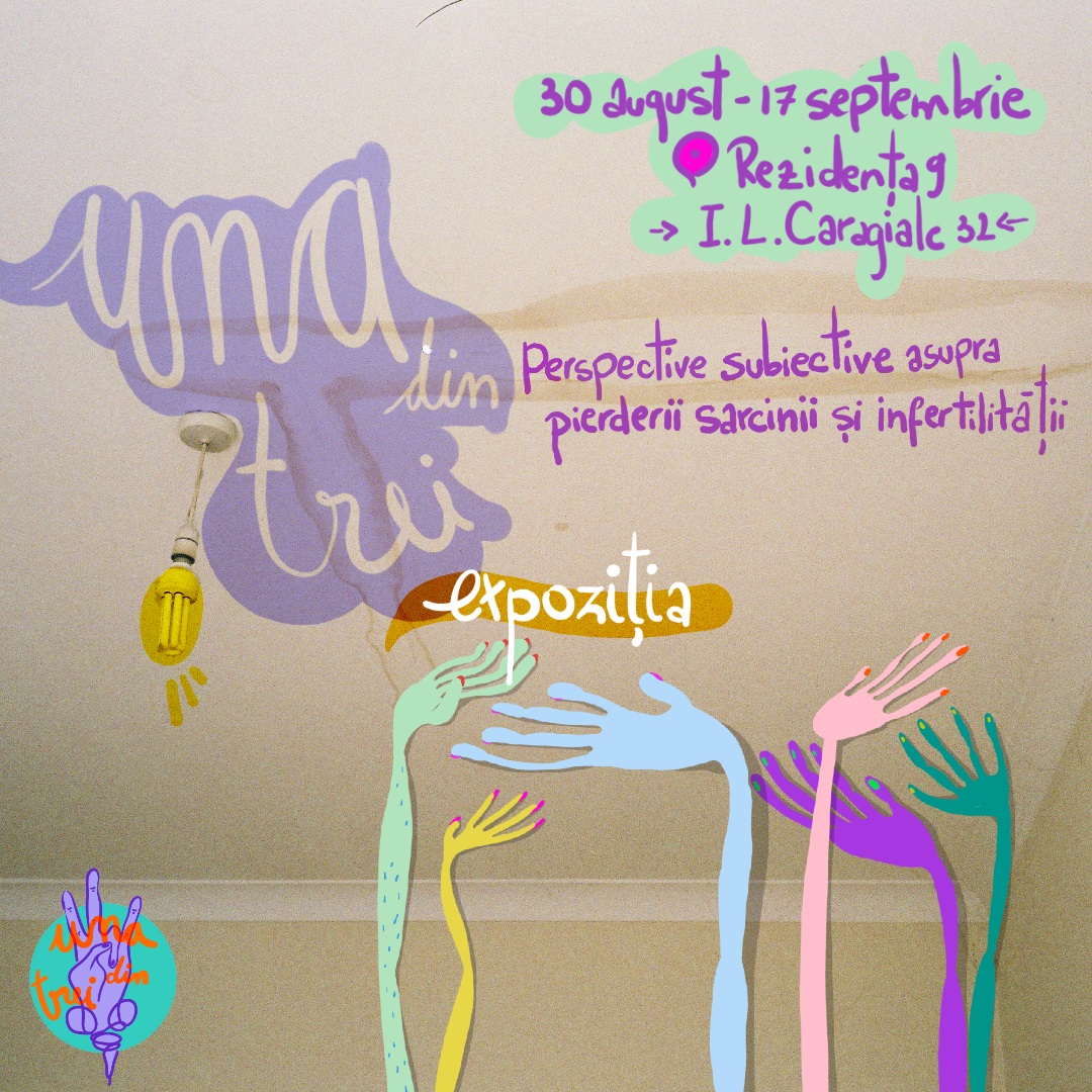 Expoziția Una din Trei la Rezidența9, un dialog artistic deschis și empatic despre infertilitate și pierderea de sarcină