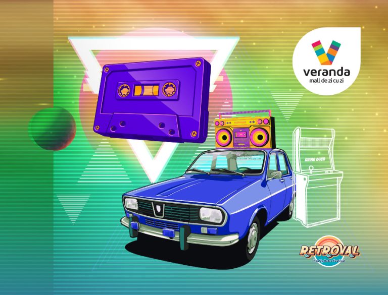 RETROVAL Festival la Veranda Mall: Nostalgia anilor ’90-’00 revine cu concerte, expoziții și o paradă de mașini retro