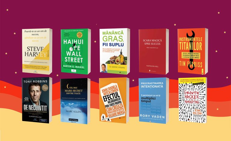 10 cărți esențiale pentru succesul personal și profesional: resurse de preț pentru depășirea provocărilor vieții moderne