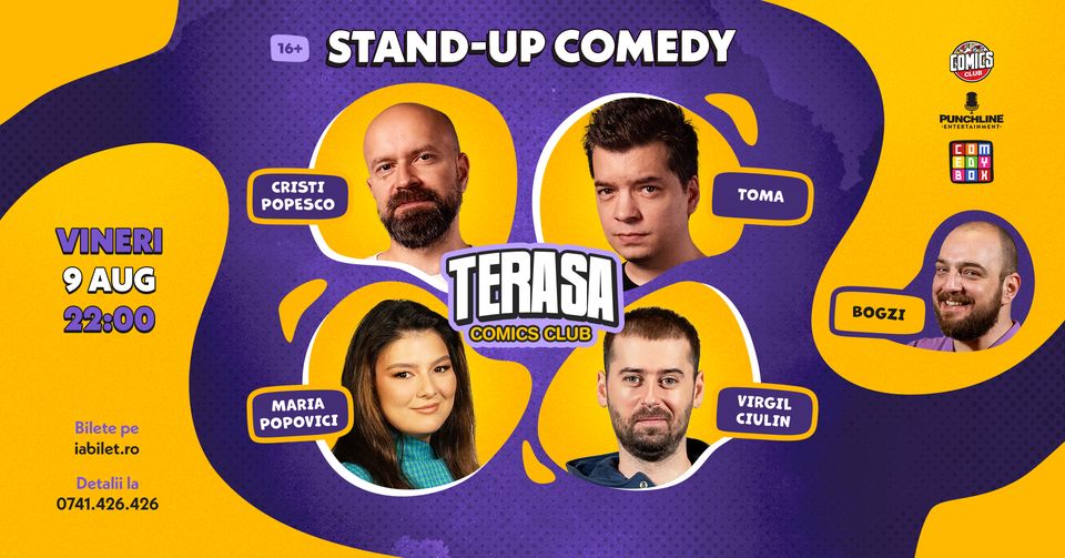 Stand-up Comedy cu Toma, Popesco, Maria Popovici & Virgil