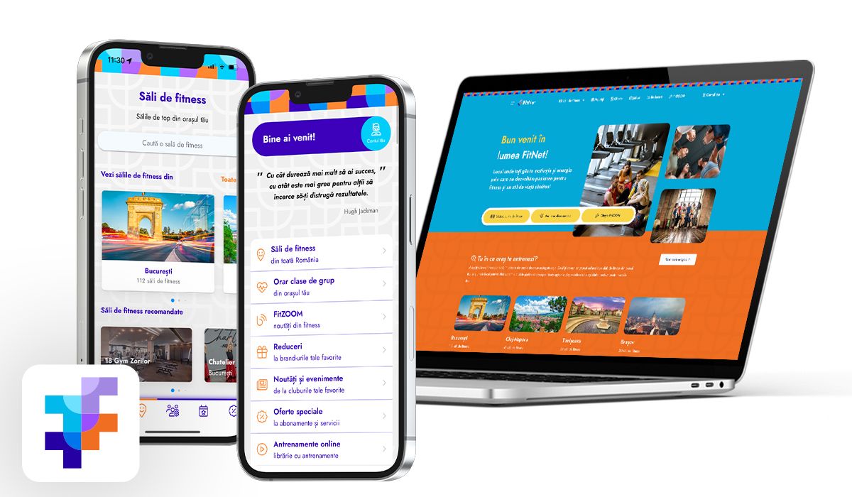 UPfit.cloud lansează platforma FitNet, prima care reunește &icirc;n același loc jucătorii din industria fitness