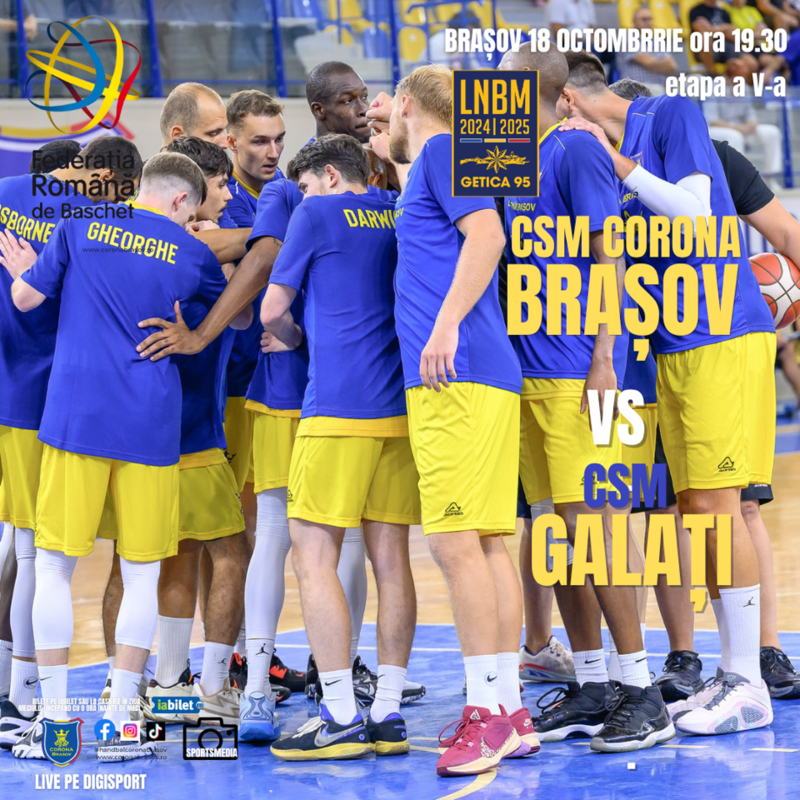 Baschet: CSM Corona Brașov – CSM Galați