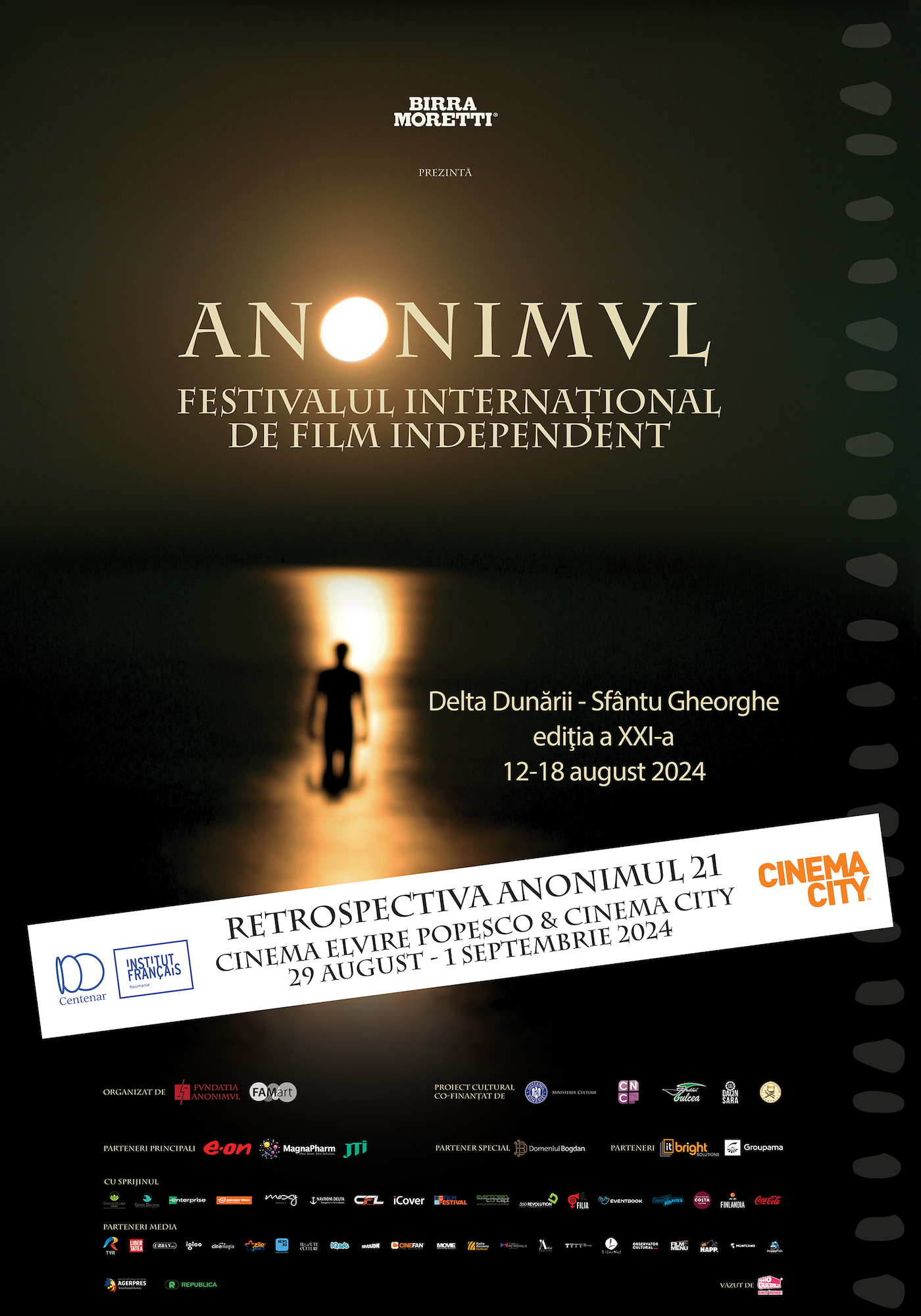 Retrospectiva Anonimul XXI la București va avea loc între 29 august – 1 septembrie la Cinema Elvire Popesco și Cinema City Cotroceni