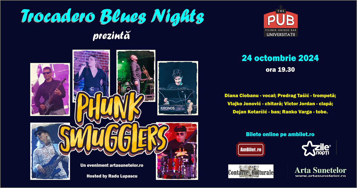 Phunk Smugglers pe 24 octombrie 2024 la PUB!