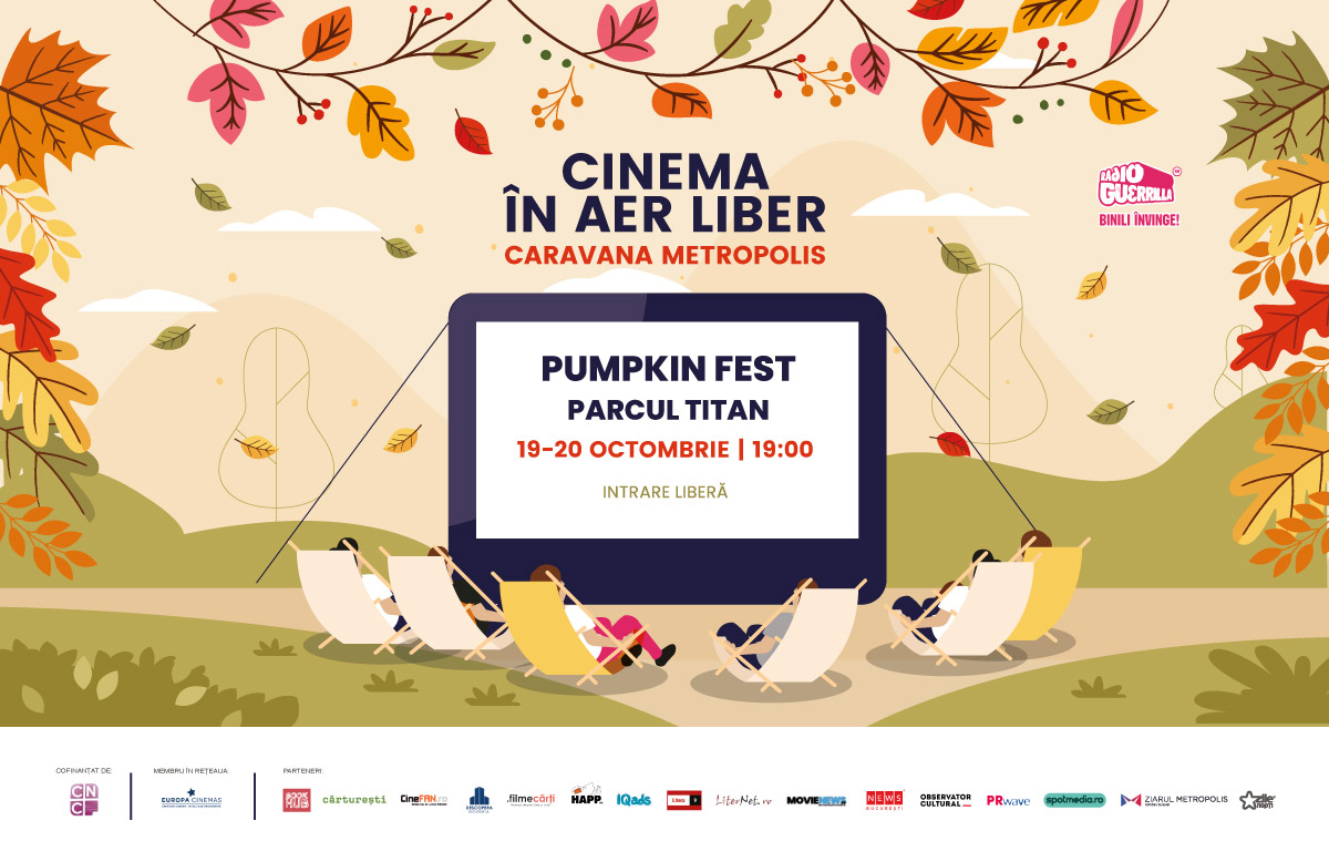 Caravana Metropolis aduce două filme pentru familia pe 19 și 20 octombrie, în Parcul Titan
