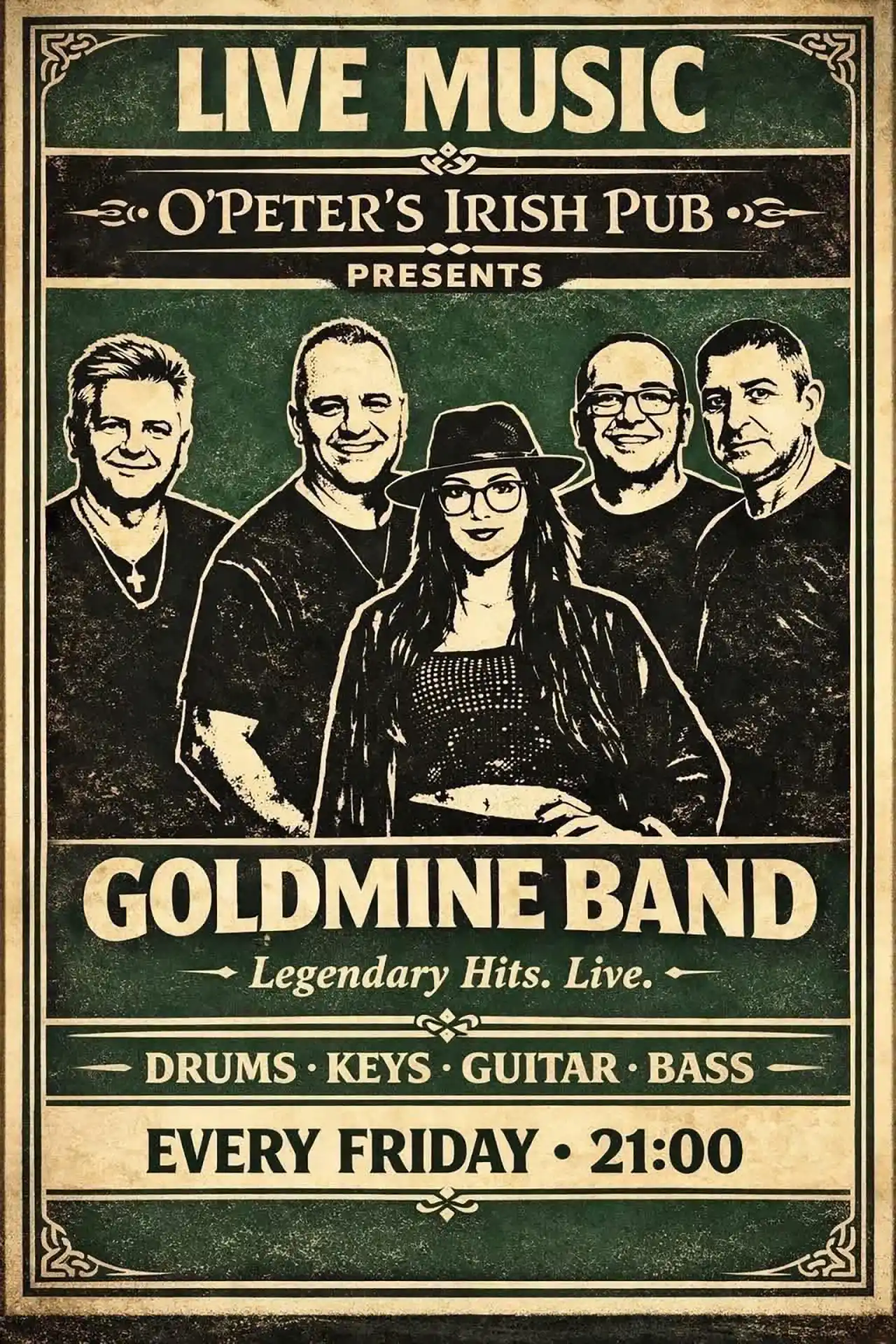 Goldmine Band & Andreea Ciuraru @ O’Peter’s Irish Pub Brașov