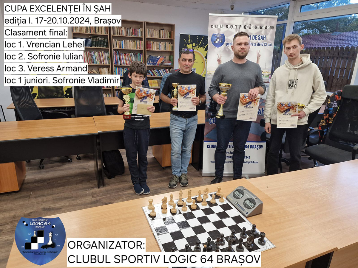 Cupa Excelenței la Șah și-a desemnat câștigătorii