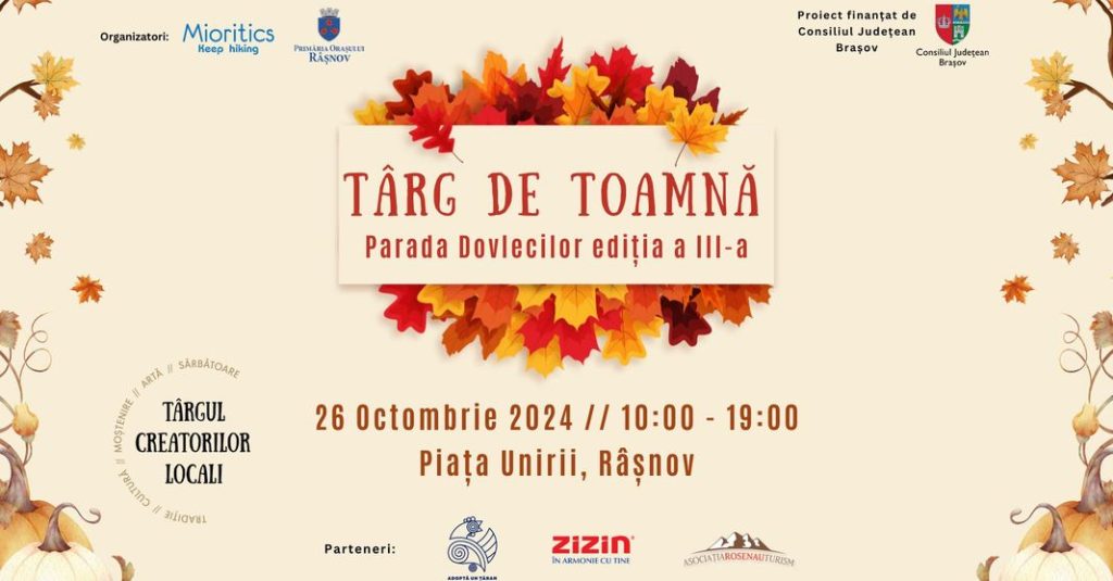 Târg de toamnă și parada dovlecilor