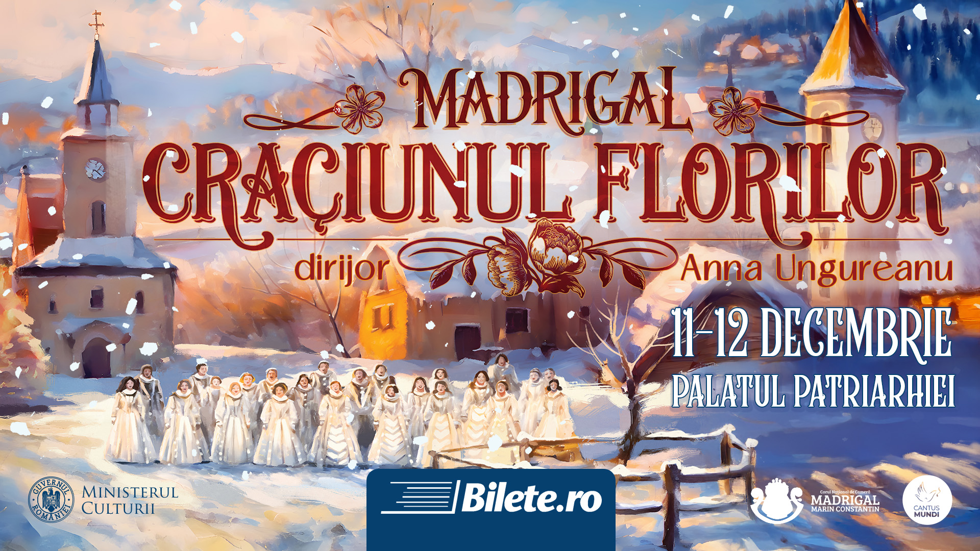 Corul Madrigal anunță concertele extraordinare de Crăciun de la București